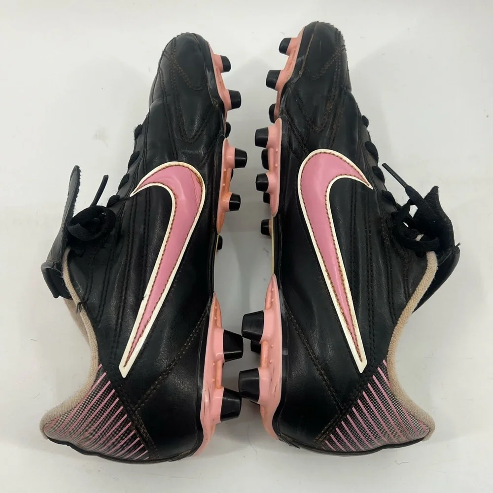 Nike Women's Premier II FG Soccer Cleats Black Perfect Pink White US 9 Nine